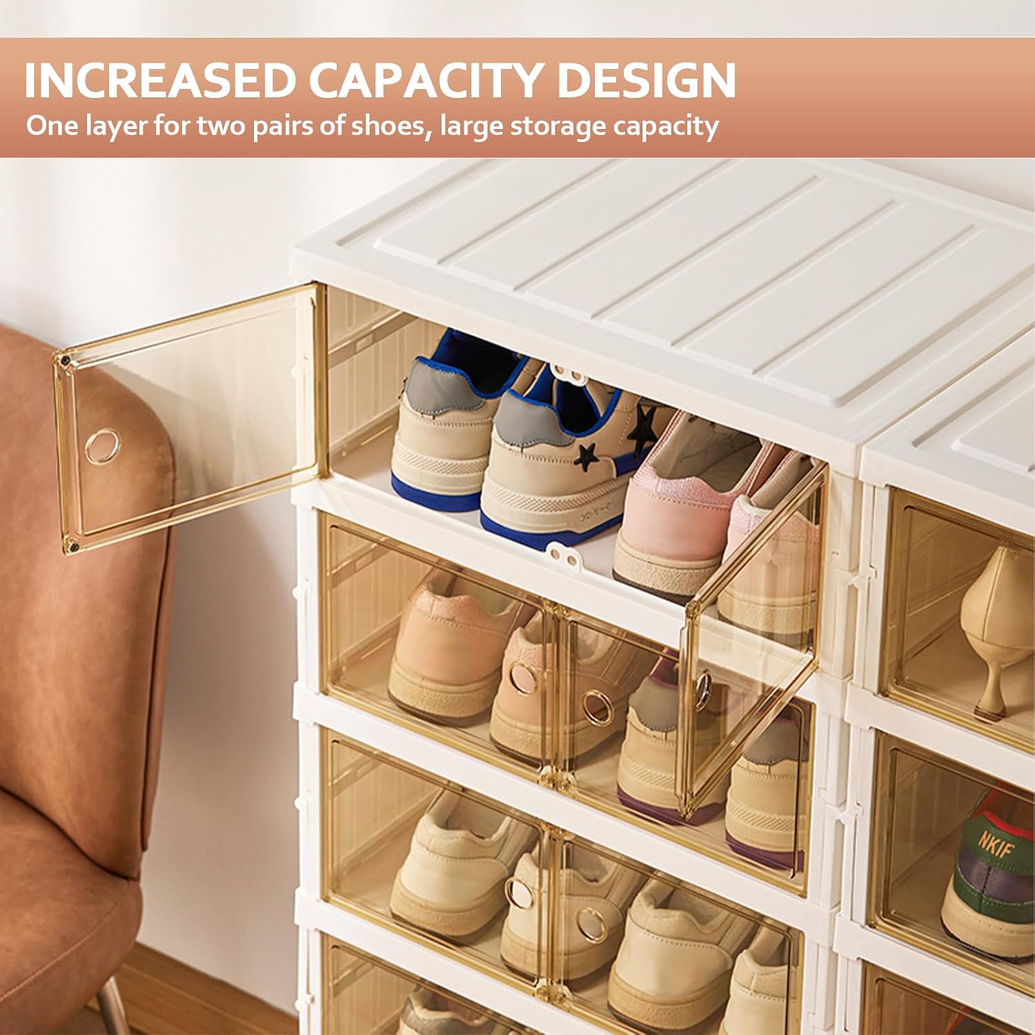 6-Tier Foldable Shoe Rack