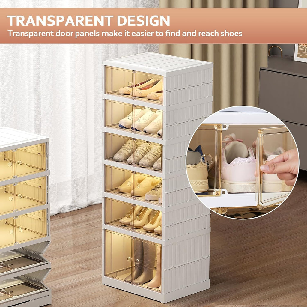 6-Tier Foldable Shoe Rack