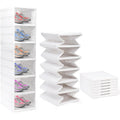 6-Tier Clear Foldable Shoe Rack